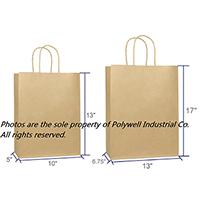 Brown Kraft Paper Bag - Standard Sizes